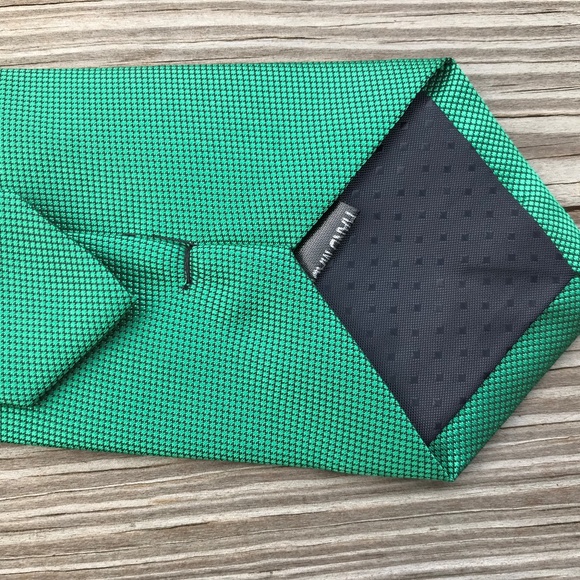 Men Tie Green Neck Tie Fashion Tie Handmade - Picture 4 of 8